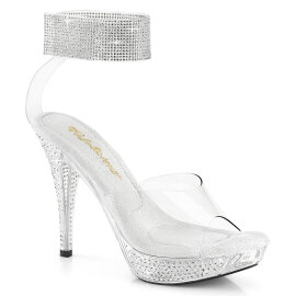 Fabulicious ELEGANT-442 Plateau Sandaletten Clear EU-37 / US-7