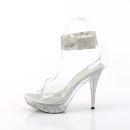 Fabulicious ELEGANT-442 Plateau Sandaletten Clear EU-39 / US-9