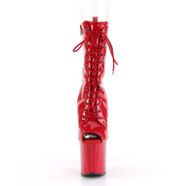 Pleaser ENCHANT-1041 Plateau Stiefeletten Lack Rot EU-35...