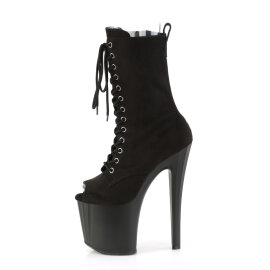 Pleaser ENCHANT-1041FS Plateau Stiefeletten Kunstleder Schwarz EU-38 / US-8