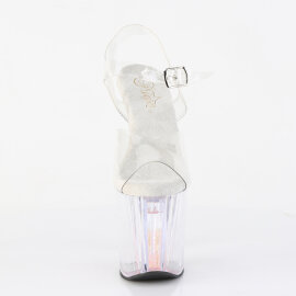 Pleaser ENCHANT-708AQUA-01 Plateau Sandaletten Clear...