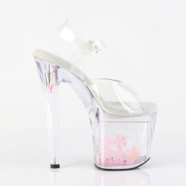 Pleaser ENCHANT-708AQUA-01 Plateau Sandaletten Clear EU-37 / US-7