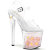 Pleaser ENCHANT-708AQUA-01 Plateau Sandaletten Clear EU-37 / US-7