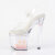 Pleaser ENCHANT-708AQUA-01 Plateau Sandaletten Clear EU-37 / US-7