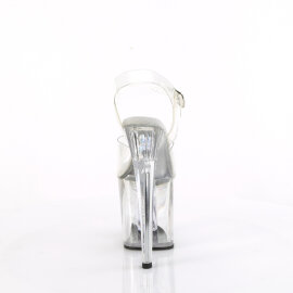 Pleaser ENCHANT-708AQUA-02 Plateau Sandaletten Clear EU-35 / US-5
