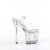 Pleaser ENCHANT-708AQUA-02 Plateau Sandaletten Clear EU-35 / US-5