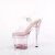 Pleaser ENCHANT-708AQUA-03 Plateau Sandaletten Clear Pink EU-37 / US-7