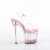 Pleaser ENCHANT-708AQUA-03 Plateau Sandaletten Clear Pink EU-37 / US-7
