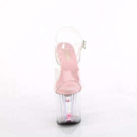 Pleaser ENCHANT-708AQUA-03 Plateau Sandaletten Clear Pink...