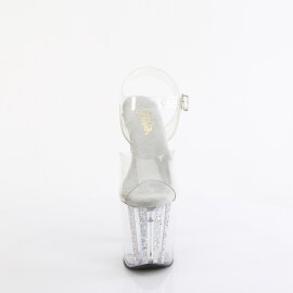 Pleaser ENCHANT-708AQUA-04 Plateau Sandaletten Clear...