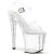 Pleaser ENCHANT-708RS-01 Plateau Sandaletten Clear Strass Transparent EU-38 / US-8