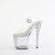 Pleaser ENCHANT-708RS-01 Plateau Sandaletten Clear Strass Transparent EU-38 / US-8