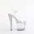 Pleaser ENCHANT-708RS-02 Plateau Sandaletten Clear Strass Transparent EU-40 / US-10