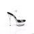 Pleaser EXCITE-608 Plateau Sandaletten Clear Schwarz EU-41 / US-11