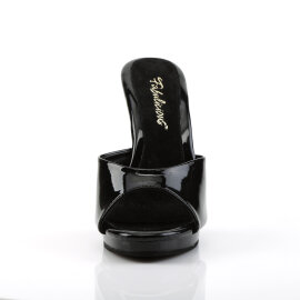 Fabulicious FLAIR-401-2 Pantoletten Schwarz EU-40 / US-10