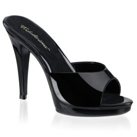 Fabulicious FLAIR-401-2 Pantoletten Schwarz EU-43 / US-13