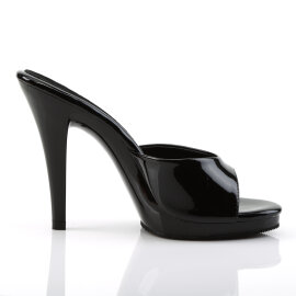 Fabulicious FLAIR-401-2 Pantoletten Schwarz EU-43 / US-13