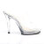 Fabulicious FLAIR-402 Pantoletten Clear EU-44 / US-14