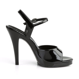 Fabulicious FLAIR-409 Sandaletten Lack Schwarz EU-42 / US-12