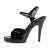 Fabulicious FLAIR-409 Sandaletten Lack Schwarz EU-42 / US-12