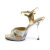 Fabulicious FLAIR-419/G/C Sandaletten Clear Glitter Gold EU-42 / US-12