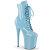 Pleaser FLAMINGO-1020 Plateau Stiefeletten Lack Blau EU-40 / US-10