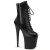 Pleaser FLAMINGO-1020 Plateau Stiefeletten Leder Schwarz EU-38 / US-8