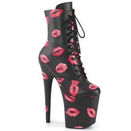 Pleaser FLAMINGO-1020KISSES Plateau Stiefeletten...