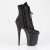 Pleaser FLAMINGO-1020RM Plateau Stiefeletten Kunstleder Strass Mesh Schwarz EU-35 / US-5