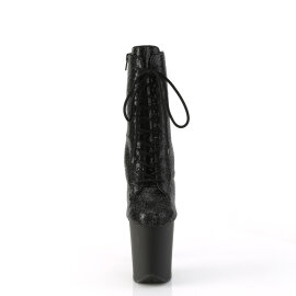 Pleaser FLAMINGO-1020RS Plateau Stiefeletten Strass...