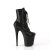 Pleaser FLAMINGO-1020RS Plateau Stiefeletten Strass Schwarz EU-42 / US-12
