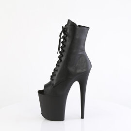 Pleaser FLAMINGO-1021 Plateau Stiefeletten Kunstleder Schwarz EU-41 / US-11