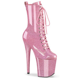 Pleaser FLAMINGO-1040GP Plateau Stiefeletten Stoff...