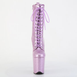 Pleaser FLAMINGO-1040GP Plateau Stiefeletten Lack Glitter...