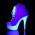 Pleaser Stiefelette DELIGHT-600SK-02 Pink Neon-Weiß EU-42 / US-12