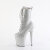 Pleaser FLAMINGO-1040GP Plateau Stiefeletten Lack Glitter Silber EU-35 / US-5