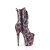 Pleaser FLAMINGO-1040SPF Plateau Stiefeletten Stoff Holograma Metallic Pink EU-42 / US-12