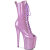 Pleaser FLAMINGO-1041GP Plateau Stiefeletten Lack Glitter Helles Lila EU-35 / US-5