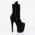 Pleaser FLAMINGO-1045VEL Plateau Stiefeletten Samt Schwarz EU-39 / US-9