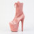 Pleaser FLAMINGO-1045VEL Plateau Stiefeletten Samt Pink EU-37 / US-7