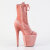 Pleaser FLAMINGO-1045VEL Plateau Stiefeletten Samt Pink EU-40 / US-10