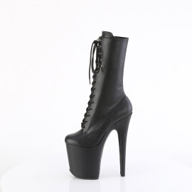 Pleaser FLAMINGO-1054 Plateau Stiefeletten Kunstleder Schwarz EU-37 / US-7