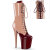Pleaser FLAMINGO-1054DC Plateau Stiefeletten Lack Rot EU-35 / US-5