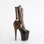 Pleaser FLAMINGO-1054DC Plateau Stiefeletten Lack Braun Mokka EU-35 / US-5
