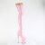 Pleaser FLAMINGO-3000 Plateau Overknee Stiefel Lack Pink EU-39 / US-9