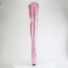 Pleaser FLAMINGO-3020GP Plateau Overknee Stiefel Lack...