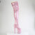 Pleaser FLAMINGO-3020GP Plateau Overknee Stiefel Lack Glitter Pink EU-38 / US-8