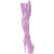 Pleaser FLAMINGO-3020GP Plateau Overknee Stiefel Lack Glitter Lila EU-36 / US-6