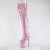 Pleaser FLAMINGO-3021GP Plateau Overknee Stiefel Lack Pink EU-38 / US-8