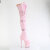 Pleaser FLAMINGO-3028 Plateau Overknee Stiefel Lack Pink EU-37 / US-7